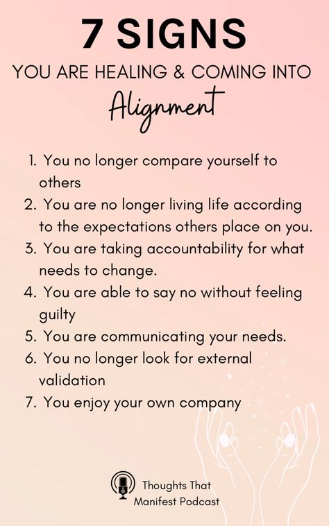 7 Signs You Are Healing, Growing & Coming Into Alignment How To Get Into Alignment, Alignment Quotes Inspiration, 2025 Wellness, Self Alignment, Alignment Quotes, Work Journal Prompts, Shadow Work Journal Prompts, Spiritual Alignment, Shadow Work Journal