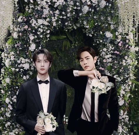 Yizhan Wedding, Wang Yibo, Wedding Suits, Books Wattpad, Drama, Wattpad, Fan Art