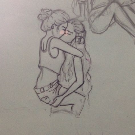 Kiss Picture Couple Sketch, Lesbian Sketching Pencil, Lesbian Sketching Easy, Lesbian Drawn Sketches Easy, Lesbian Sketching Spicy, How To Draw People Kissing, Lesbian Drawn Sketch, Lesbian Sketching, Lgbt Drawings