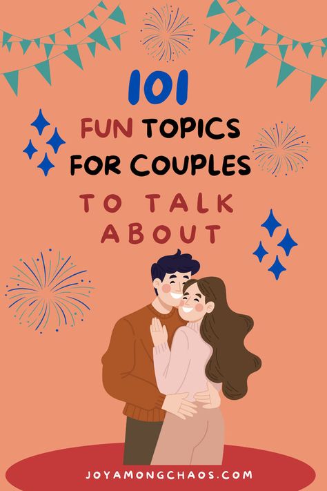 101 fun topics for couples pin Conversation Starters For Couples Funny, Convo Starters With Boyfriend, Questions For Couples Funny, Spouse Questions, Conversation Starters Funny, Fun Questions For Couples, Couples Reconnect, Funny Convo, Questions To Ask Your Spouse