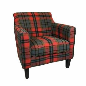 Laurel Foundry Modern Farmhouse Clarkesville Armchair & Reviews | Wayfair Plaid Chair, Fabric Accent Chair, Wayfair Furniture, Upholstered Fabric, Upholstered Arm Chair, Chenille Fabric, Toss Pillows, Upholstered Dining Chairs, Wingback Chair