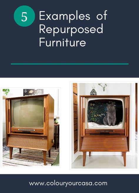 Old Tv Ideas, Diy Old Tv Cabinet Ideas, Repurposed Tv Cabinet, Old Tv Cabinet Makeover, Vintage Tv Repurposed, Repurpose Old Tv Cabinet, Recycled Tv Cabinets, Old Tv To Cat Bed, Repurposing A Tv Cabinet Old Entertainment Centers