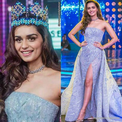 Gorgeous Miss World 2017 Manushi Chhillar in Michael Cinco creation #MissIndia #MissIndia2018 #FeminaMissIndia #FeminaMissIndia2018… Miss World Dress, Manushi Chiller, Manushi Chillar, Manushi Chhillar, Quinceñera Dresses, Michael Cinco, Pageant Girls, Miss Girl, Cute White Dress