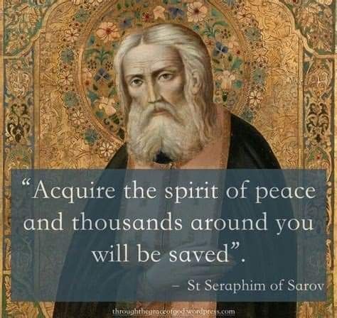 Saint Seraphim Of Sarov, Seraphim Of Sarov, Eastern Orthodox Church, Saint Quotes Catholic, True Faith, Holy Father, Saint Quotes, Orthodox Christianity, Catholic Quotes