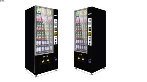 Vending machine Model D720 6G Model by Pooh - - 3D Warehouse Vendor Machine, Warehouse Gym, Stand Mic, Food Stand, Gym Machines, Wall Panelling, Sketchup Model, Food Stands, 3d Warehouse