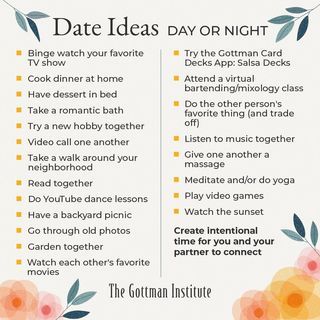 The Gottman Institute (@gottmaninstitute) • Instagram photos and videos Yoga Reading, Romantic Bath, Gottman Institute, John Gottman, Better Relationship, Backyard Picnic, Romantic Birthday, Relationship Blogs, Dinner At Home