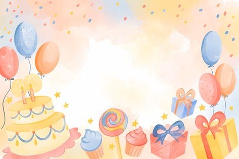 Happy Birthday Landscape Background, Happy Birthday Tarpaulin Background, Cute Birthday Backgrounds, Birthday Background Landscape, Background Birthday Design, Happy Birthday Background Design, Birthday Wallpaper Backgrounds, Happy Birthday Aesthetic, Birthday Background Wallpaper