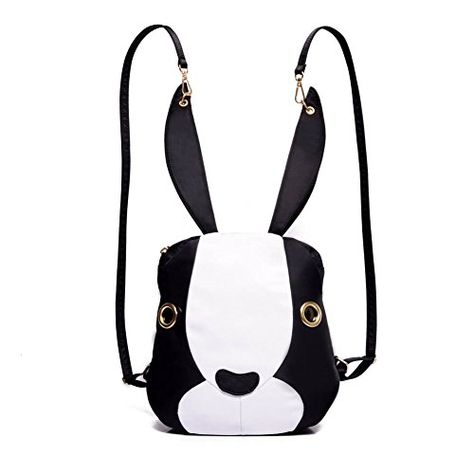 FCZERO HB10024 Travel Handbag for Women,Rabbit & Creative Nylon Backpack,Black FCZERO http://smile.amazon.com/dp/B01D8TW9TY/ref=cm_sw_r_pi_dp_HIi.wb0PKJTK8 Comic Bag, Bunny Backpack, Knapsack Bag, White Backpack, Cartoon Backpack, Bunny Bags, Cartoon Rabbit, School Bags For Girls, Girl Backpacks