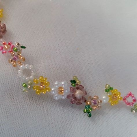 Glass bead yellow combination choker for little girls. Customised. #macrame #viralbeads #viral #explore #smallbusinessindia #gelang Bead Fairy, Fairy Necklaces, Yellow Combination, Pearl Jewels, Bracelet Inspo, Fairy Necklace, Diy Bracelet Designs, Bracelet Ideas, Diy Bracelet