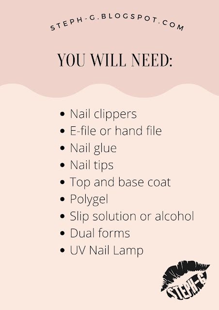 Polygel Nails Tutorial Step By Step, How To Apply Polygel Nails, Polygel Nail Extensions, Gel Nail Tutorial, Acrylic Nail Drill, Acrylic Nail Supplies, Polygel Nail, Nail Board, Uv Nail Lamp