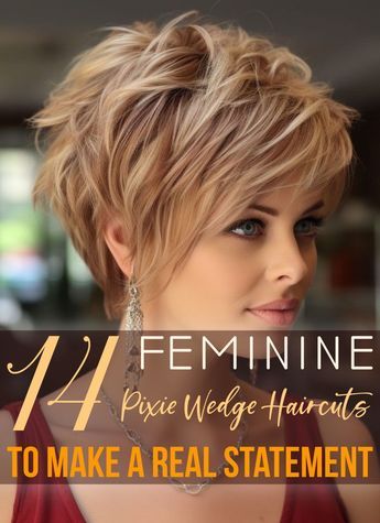 The pixie wedge hairstyle has been in style for more than half a century (at least!). Even though it has had its highs and lows in terms of popularity, it has been a top trend for women in the 70s, 80s, and to this very day. In our times, we tend to associate wedge haircuts with a short, stacked, or angled bob, or even with a slightly longer pixie haircut. Pixie Wedge Haircut, Wedge Haircut With Bangs, Angled Pixie Bob, Asymmetrical Pixie Edgy Fine Hair, Stacked Pixie Haircut, Stacked Wedge Haircut, Pixie Cut With Fringe, Fringe 2024, Short Stacked Wedge Haircut