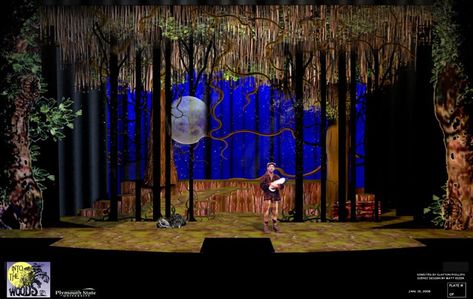 Into the Woods | Matt Kizer: Scenic & Lighting Design Broadway Set Design, Into The Woods Set Design, Proscenium Stage, Into The Woods Broadway, Into The Woods Set, Into The Woods Musical, Tech Magic, Rapunzel's Tower, Set Design Ideas