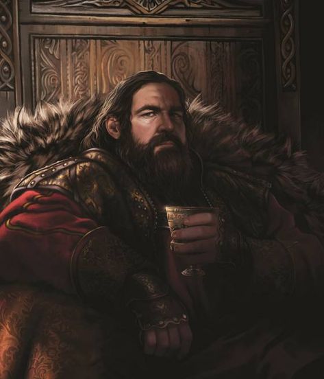 Magali Villeneuve, King Robert Baratheon, Robert Baratheon, Eddard Stark, King Robert, Got Characters, Asoiaf Art, Jaime Lannister, Cersei Lannister