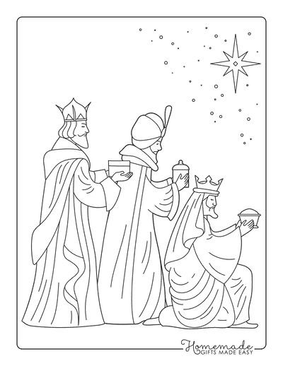 Happy Epiphany, Free Bible Coloring Pages, Three Magi, Nativity Coloring Pages, Jesus Coloring Pages, Book Vector, Free Christmas Coloring Pages, Roi Mage, Christmas Coloring Sheets