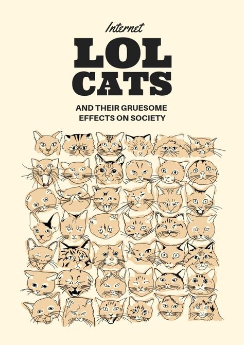 Federico Landini / Jonathan Calugi Designers Federico Landini and Abstract Art Easy, Cat Infographic, Why Do Cats Purr, Lol Cats, Cat Purr, Cartoon Cats, Business Flyers, Twitter Marketing, Art Easy