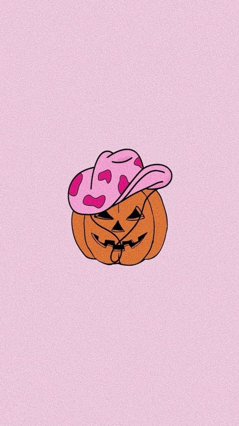 Pink Cowgirl Hats Aesthetic, Cute Wallpapers For October, Halloween Wallpaper For Apple Watch, Pink Spooky Wallpaper Iphone, Cowgirl Halloween Wallpaper, Halloween Girly Wallpapers, Halloween Wallpaper Apple Watch, Cowgirl Pink Aesthetic, Cute Halloween Wallpaper Aesthetic Pink