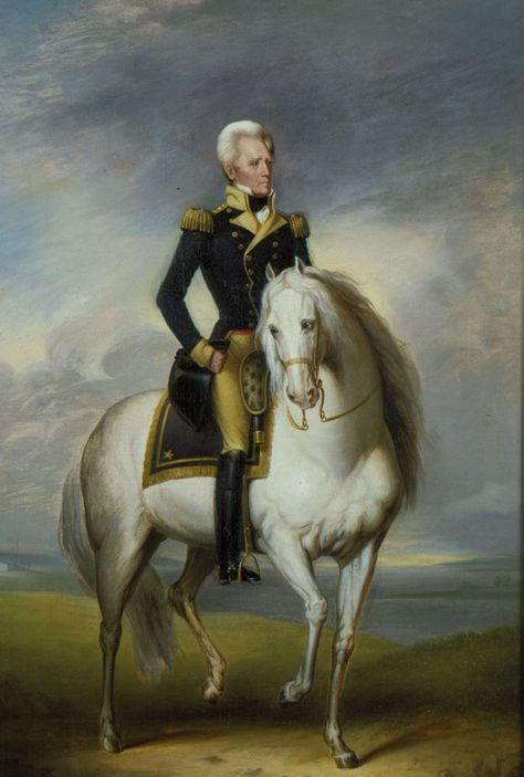 Andrew Jackson on his favorite horse, Sam Patch. History Teacher Memes, Gray Parrot, Historical Humor, History Major, Fun Fact Friday, History Jokes, History Teacher, Andrew Jackson, History Nerd