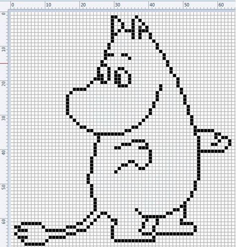 Moomin Knitting, Fair Isle Knitting Patterns, Blackwork Embroidery, Pixel Crochet, Mini Cross Stitch, Beaded Cross Stitch, Cute Cross Stitch, Mittens Pattern, Crochet Tapestry