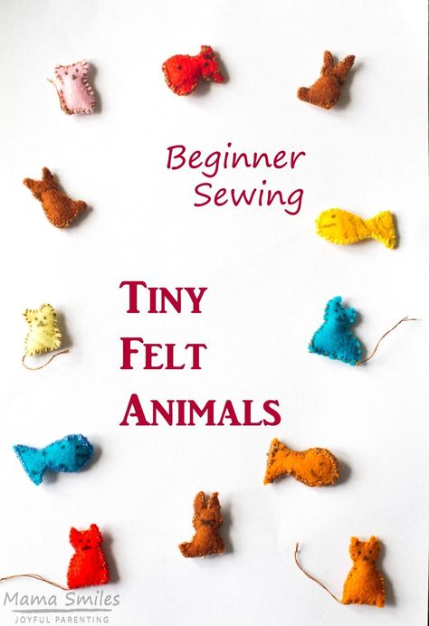 Easy Kids Sewing Projects, Animals Sewing, Little Dorrit, Hand Sewing Projects, Beginner Sewing, Beginner Sewing Projects Easy, Sewing Projects For Kids, Animal Projects, Sewing Projects For Beginners