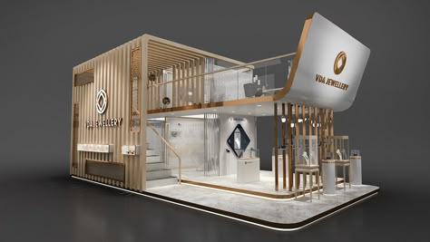 VDA jewelry show on Behance Exhibition Booth Design Ideas, Architecture Tutorial, Booth Design Ideas, Concert Stage Design, Work Places, Exhibition Stall Design, Jewellery Exhibition, Stall Design, Exhibition Stall