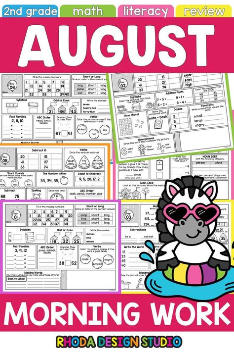 Share the Learning   Starting the day on the right foot can set the tone for a child’s entire day, especially in the classroom. Morning bell work worksheets for 2nd grade students are a fantastic way to ensure they engage their brains early and get a head start on their lessons. These worksheets are easy to prep... Morning Work For 2nd Grade, Morning Work 2nd Grade, Morning Worksheets, Worksheets For 2nd Grade, Free Worksheets For Kids, Bell Work, Addition Facts, 2nd Grade Worksheets, Positive Learning