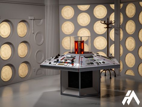 TARDIS INTERIOR - 4th DOCTOR CONSOLE ROOM, Harry Amatt on ArtStation at https://www.artstation.com/artwork/qQqlVn Tardis Interior, 4th Doctor, Costume Inspo, Interior Concept, Low Budget, Another Day, Doctor Who, Hand Made, Quick Saves