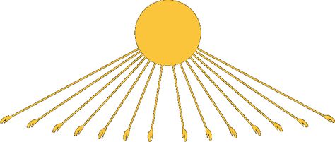 Egyptian Akhenaten's sun symbol, Aten. Sun Symbols, Egyptian Sun, Sun Symbol, Sun Tattoos, Egyptian Symbols, Egyptian Mythology, Sun Art, Pictures Of People, West Africa