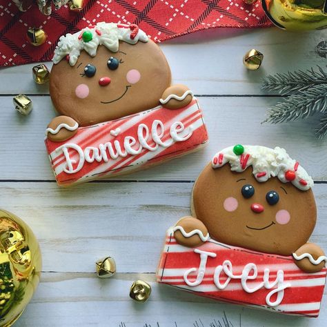 Kharyn Campbell on Instagram: “Personalized Gingerbread Plaques ❤️ there is still time to place an order. #theheartfullcookie #gingerbreadmancookies” Christmas Plaque Cookies, Cookie Corner, Christmas Plaques, There Is Still Time, Plaque Cookies, Gingerbread Man Cookies, Placing An Order, Place An Order, Sugar Cookies Decorated