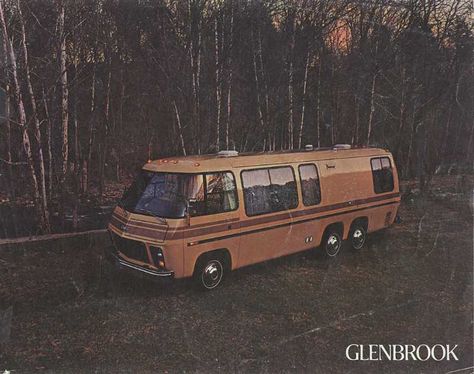 1976 GMC Glenbrook Gmc Motorhome For Sale, Rv Design, Gmc Motorhome, Overland Truck, Sales Brochure, Motor Homes, Van Conversion, General Motors, Motorhome