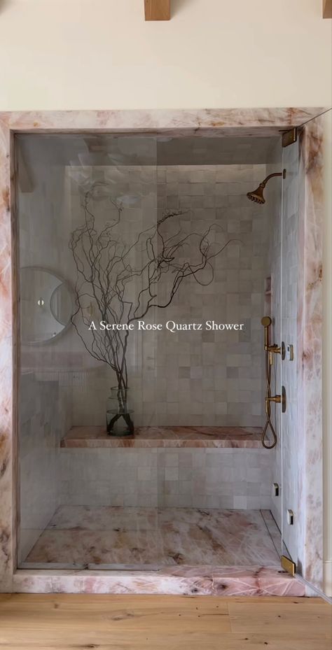 Quartz Bathroom, Bathroom Design Small Modern, Becki Owens, Steam Shower, Bathroom Design Inspiration, Small Bathroom Design, Dream House Interior, Shower Design, Bathroom Organisation