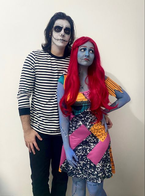 @nicknevesart Jack Costume Nightmare Before Christmas, Jack Costume, Nightmare Before Christmas Costume, Sally Nightmare, Sally Nightmare Before Christmas, Jack And Sally, The Nightmare Before Christmas, Christmas Costumes, The Nightmare