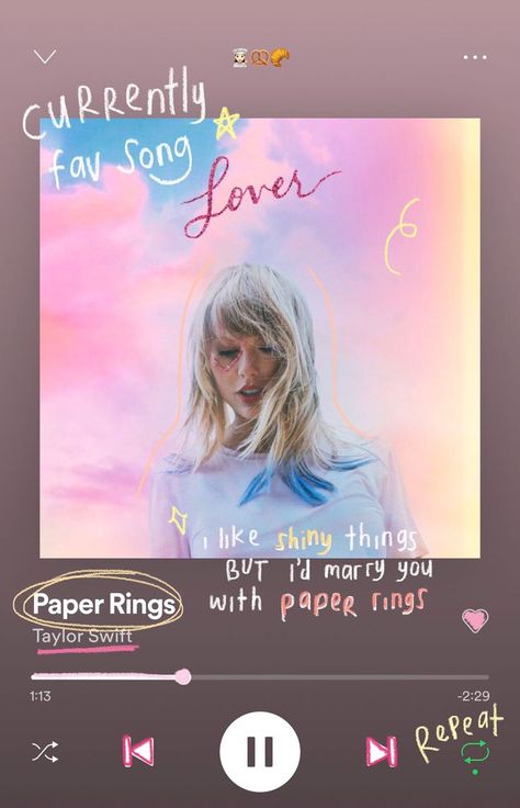 Paper Rings Taylor Swift, Caption Lyrics, Music Doodle, One For The Money, Short Instagram Captions, Paper Rings, Music Collage, Paper Ring, Mac Wallpaper