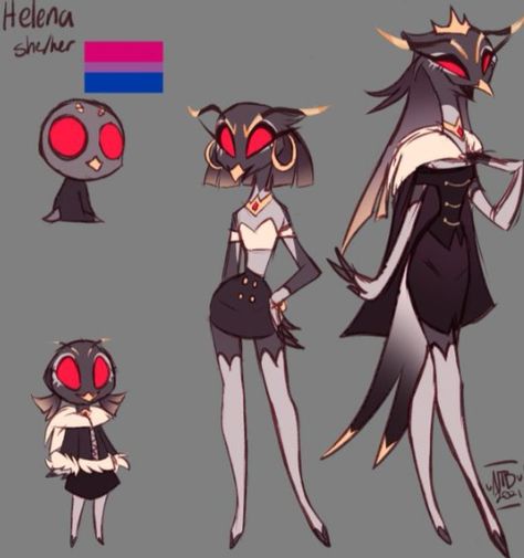 Helluva Boss Oc, Ars Goetia, Clown Halloween Costumes, Digital Graphics Art, Bird People, Character Model Sheet, Cartoon As Anime, Monster Hotel, Body Reference Drawing