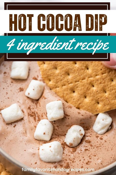 Hot Chocolate Dip Recipe, Hot Cocoa Dip, Hot Chocolate Dip, Cocoa Dip, Easy Hot Cocoa, Chocolate Treats Easy, Chocolate Dip Recipe, Hot Chocolate Desserts, Fake Ginger