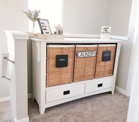 Old Dresser Turned Laundry Station!!! | Hometalk Laundry Station, Laundry Basket Dresser, Diy Mantle, Favorite Paint, Old Dressers, Home Improvement Store, Laundry Room Design, Laundry Hamper, Wooden Pegs