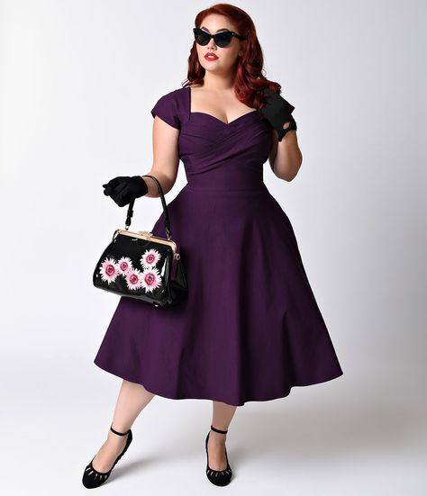 Plus Size Retro Dresses, Plus Size Vintage Dresses, Vestidos Retro, Plus Size Cocktail Dresses, Pin Up Dresses, Stop Staring, Plus Size Vintage, Rockabilly Fashion, Moda Vintage