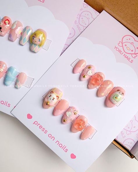 Bee And Puppycat Nails, Pressons Nails, Nails For Work, Nail Appointment, Adorable Home, Nail Oil, Bee And Puppycat, Crazy Nails, Nails Salon