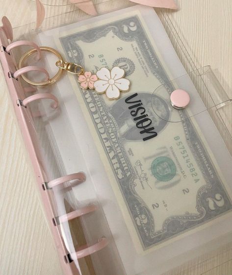 Money Save Aesthetic, Save Money Asthetics, Pink Aesthetic Money, Cash Stuffing Aesthetic, Budget Vision Board, Savings Aesthetic, Savings Account Aesthetic, Save Money Aesthetic, Saving Aesthetic