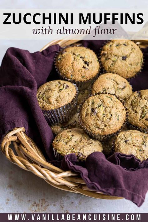 Almond Flour Chocolate Zucchini Muffins, Zucchini Muffins With Almond Flour, Keto Zucchini Muffins Almond Flour, Almond Flour Zucchini Muffins, Apple Zucchini Muffins, Pumpkin Zucchini Muffins, Zucchini Muffins Healthy, Zucchini Cookies, Zucchini Chocolate Chip Muffins