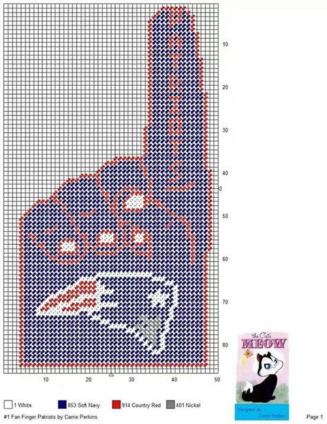 #1 FAN FINGER PATRIOTS by CARRIE PERKINS Crochet Patriots, Nfl Team Colors, Football Crafts, Gift Wrapping Techniques, Sport Craft, Canvas Wall Hanging, Plastic Canvas Ornaments, Crochet Purse Patterns, Plastic Crafts