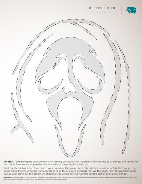 Ghost Face Jack O Lantern, Easy Ghostface Pumpkin Carving, Ghostface Pumpkin Stencil, Scream Pumpkin Carving Stencil, Horror Movie Pumpkin Stencil, Ghostface Jack O Lantern, Scream Pumpkin Carving Template, Ghost Face Pumpkin Stencil, Scream Jack O Lantern