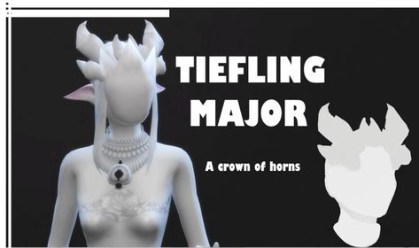 Sims 4 Teifling Cc, Sims 4 Cc Tiefling, Sims 4 Tiefling, Sims 4 Creature Cc, Sims 4 Cryptids Cc, Sims 4 Cc Horns, Los Sims 4 Mods, Dragon Horns, Sims Medieval