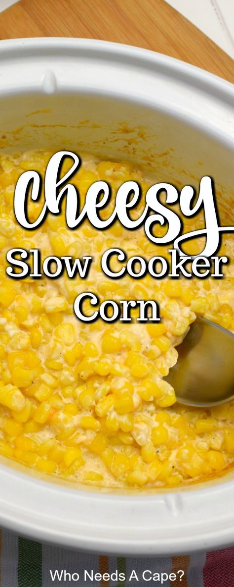 Vegetable Crockpot Recipes, Oven Casserole Recipes, Slow Cooker Corn, Slow Cooker Creamed Corn, Corn Recipes Side Dishes, Cheesy Corn, Slow Cooker Freezer Meals, Friends Recipes, Crock Pots