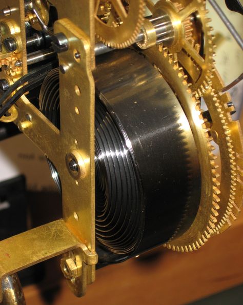 A New Mainspring for Seth Thomas No. 89 and Other American Clock Movements Steam Engine Model, Seth Thomas, Clock Repair, Clock Movements, Antique Clocks, Steam Engine, Steam, 4 Inch, Engineering