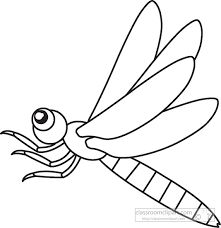 Dragonfly Clipart Black And White, Animals Outline, Dragonfly Clipart, Black And White Animals, Black And White Outline, Popup Menu, Animal Outline, Classroom Clipart, White Animals