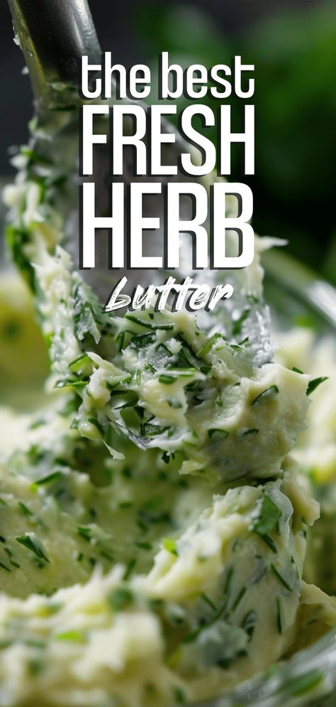 Easy Homemade Herb Butter [10 Minutes] – Chasety Herb Butters, Butter Aesthetic, Rosemary Butter, Herbed Butter, Butter Recipes Homemade, Herb Butter Recipe, Homemade Garlic Butter, Best Thanksgiving Recipes, Garlic Herb Butter