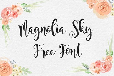 DLOLLEYS HELP: Magnolia Sky Free Font Inkscape Tutorials, Font Love, Fun Fonts, Pretty Fonts, Halloween Fonts, Fonts Lettering, Fancy Fonts, Commercial Fonts, Stylish Fonts