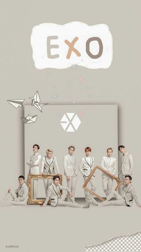 Exo Logo Wallpapers, Exo Logo, Exo Background, Exo Group, Exo 12, Exo Album, Exo Aesthetic, Exo Lockscreen, Exo Ot9