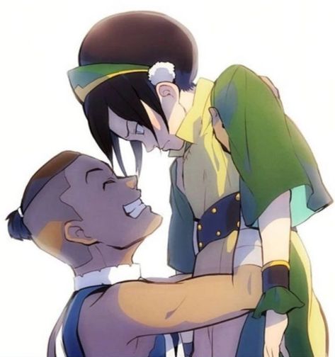 Toph X Sokka, Sokka Avatar, Avatar The Last Airbender Funny, Avatar Series, Korra Avatar, The Last Avatar, Avatar Cartoon, Avatar Fan Art, Wallpapers Android