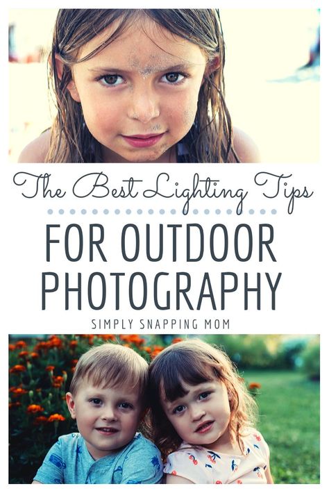 Photography Ideas For Beginners, Outdoor Baby Photography, Poses Family, Sibling Poses, Learn Photography, Outdoor Pictures, Photography Basics, Lighting Options, Photography For Beginners